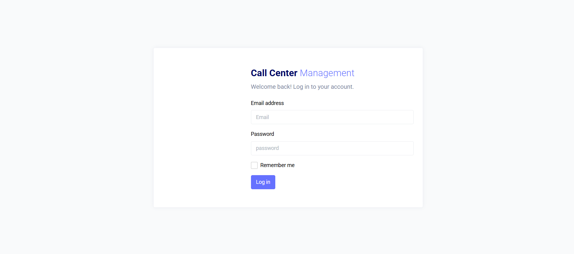 Call Center Management